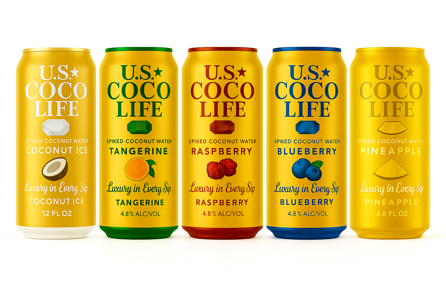 U.S. COCO LIFE – 5 flavor lineup